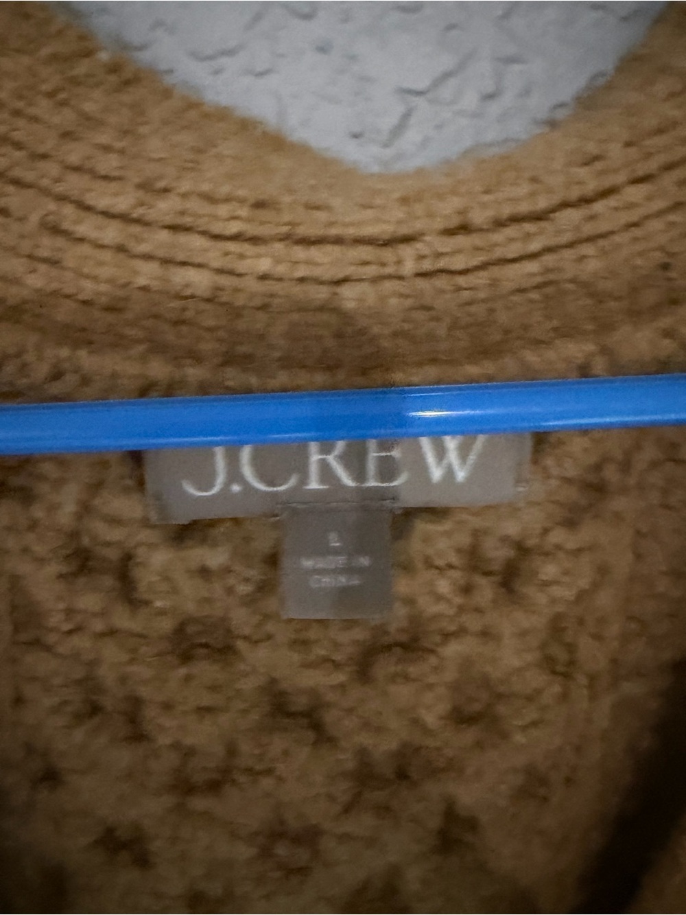 J. Crew Camel Cable-Knit Button Cardigan - Picture 3 of 4